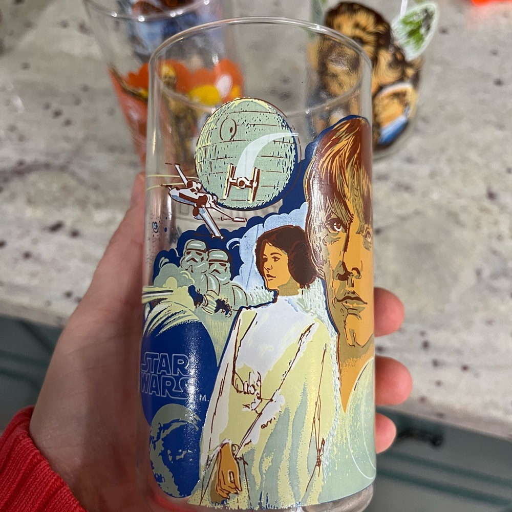 1977 Star Wars Collectible Complete Glass Set - Picture 8 of 9